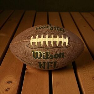 Wilson Brown Football with White Laces